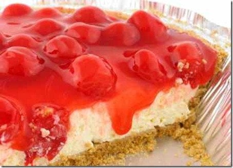 Easy No-Bake Cherry Cheesecake