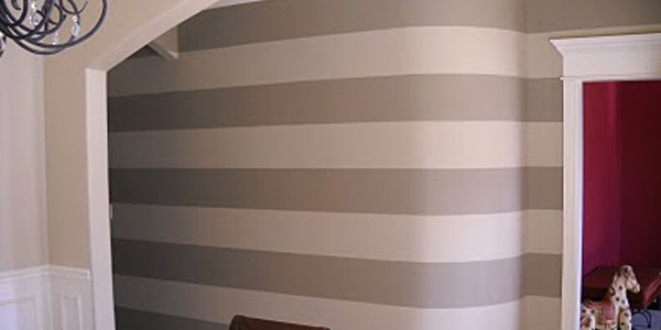 striped entry wall horizontal wall stripes
