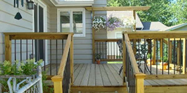 new deck and patio makeover