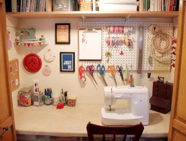 Crafting closet sewing closet