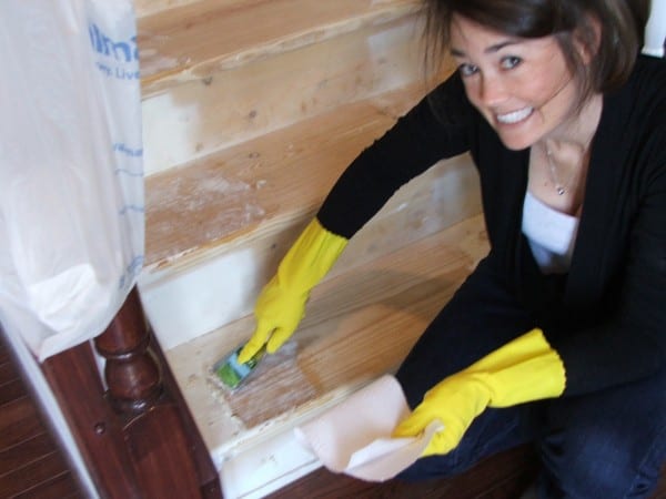 15 How To Prep Wooded Stairs For Painting, By Cleverly Inspired, Featured On @Remodelaholic