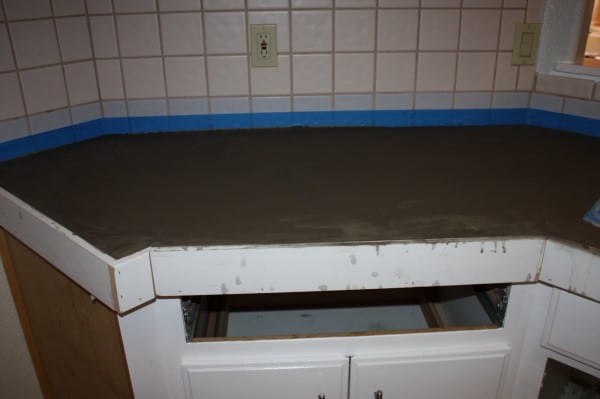 13 How To Do Concrete Countertops In Your Kitchen, By Design Stocker Featured On @Remodelaholic