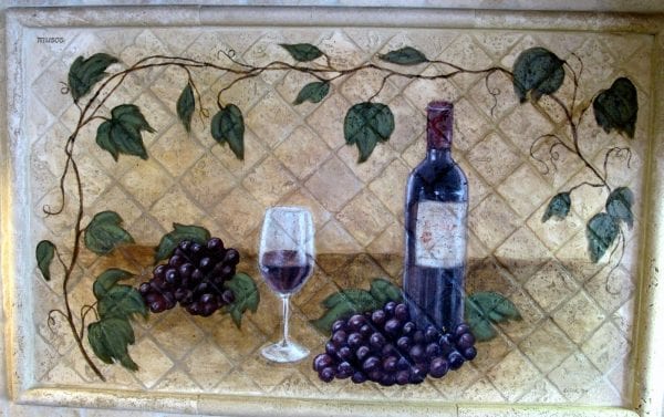 4 Painted tuscan backsplash for remodeled kitchen, by My Uncommon Slice of Suburbia featured on @Remodelaholic