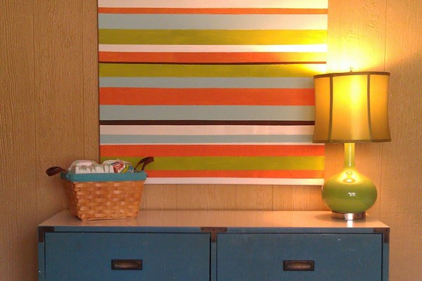 Striped Art Canvas