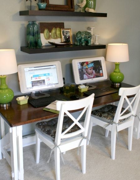 Remodelaholic | Computer Desk Reveal