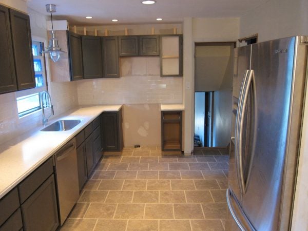 Remodelaholic Charcoal Grey Kitchen Cabinets Charcoal Grey Kitchen Cabinets 4