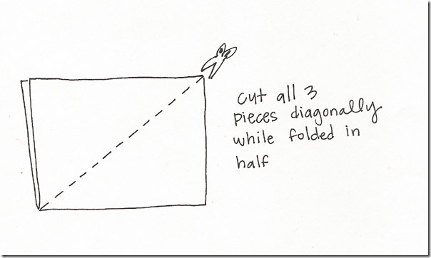 diagonal cut