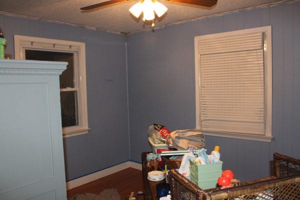 DIY Ceiling before by Maple Leaves and Sycamore Trees on Remodelaholic