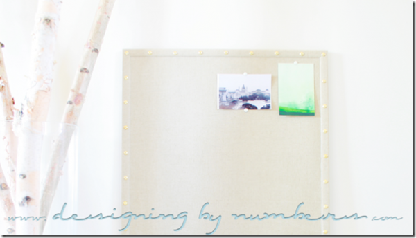 Ballard Designs Bulletin Board Knock-Off