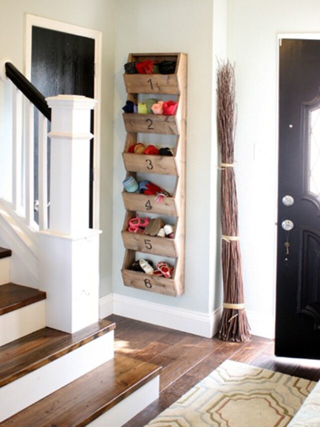Diy Farmhouse Wall Storage Bins For Entryway Organizing, Remodelaholic