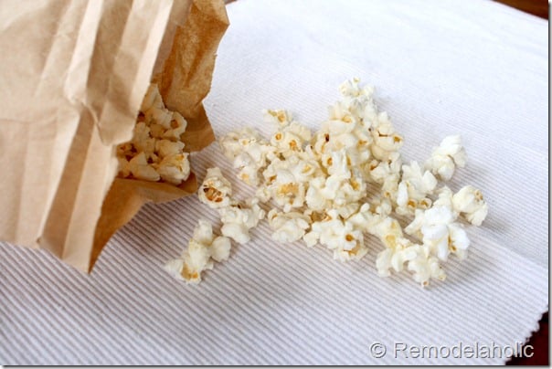 air popped microwave popcorn