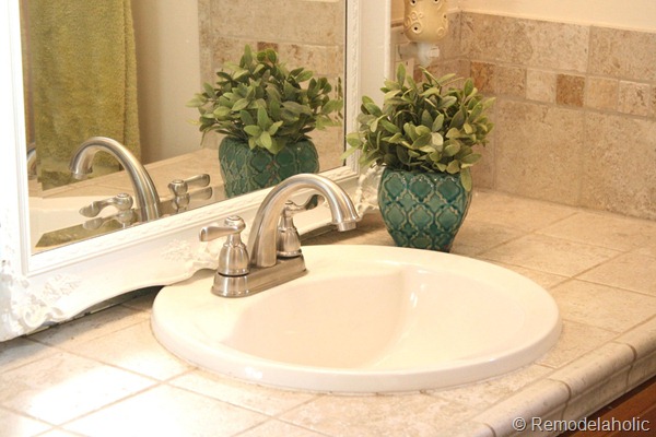 bathroom faucet install after