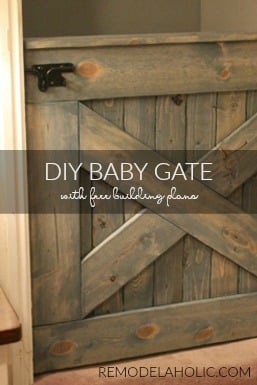 interior wooden gate designs double door diy baby or pet gate with free building plans from remodelaholic plans barn door for stairs interior wooden gate designs double door diy baby or pet gate with free building plans from remodelaholic plans barn door for stairs
