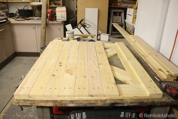 Building Barn Doors remodelaholic | diy dutch barn door Building Barn Doors remodelaholic | diy dutch barn door