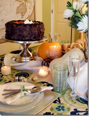 Fall Bounty tablescape Thanksgiving Table setting (7)