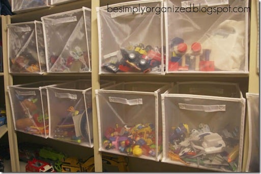 Simply Organized toy bins