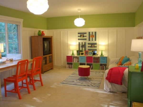 Hooked on Houses lime playroom