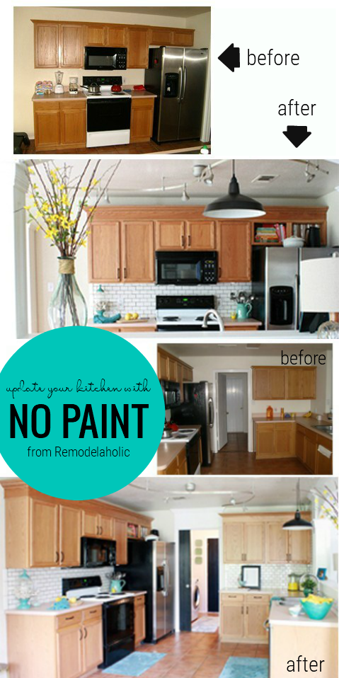 Great Ideas to update Oak Kitchen Cabinets
