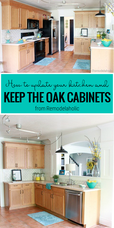 Great Ideas to update Oak Kitchen Cabinets
