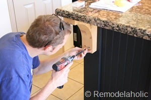 black board and batten kitchen island makeover-15