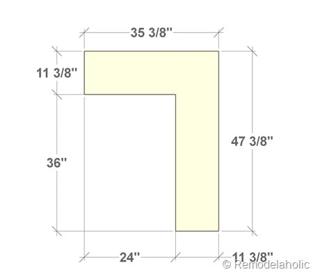 How to build a corner bookshelf