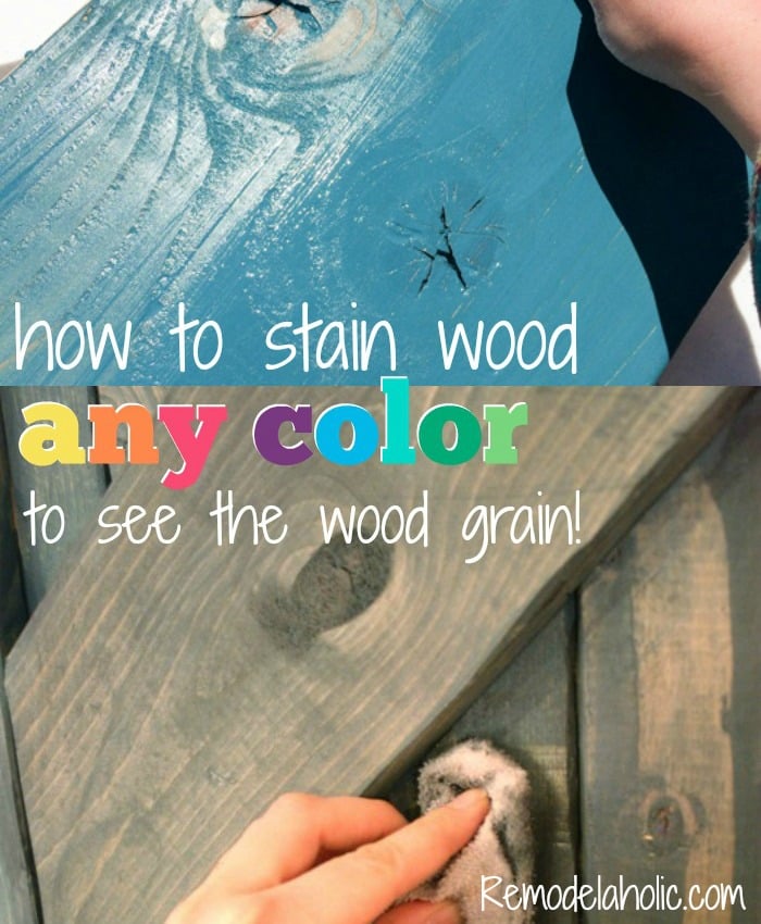 How to Make Homemade DIY Wood Stain Remodelaholic