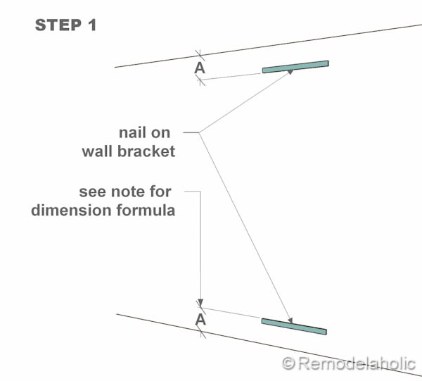 step 1 bult-in bookshelves