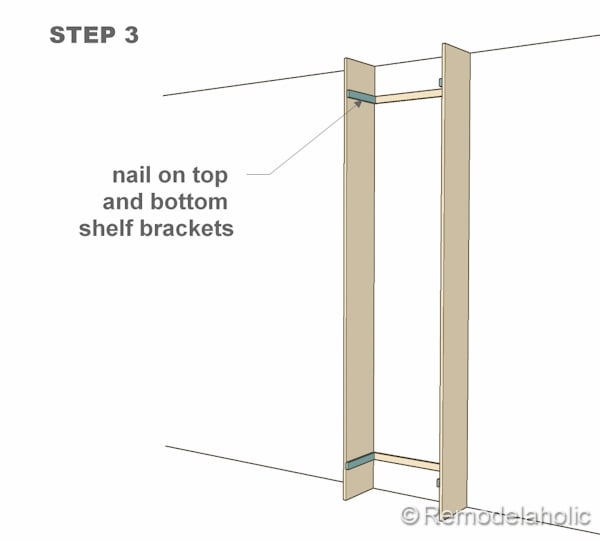 step 3 bult-in bookshelves