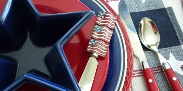 patriotic tablescape