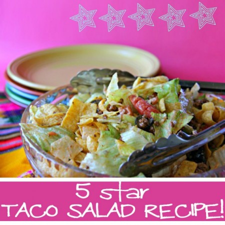 5 Star Taco Salad Recipe | Remodelaholic