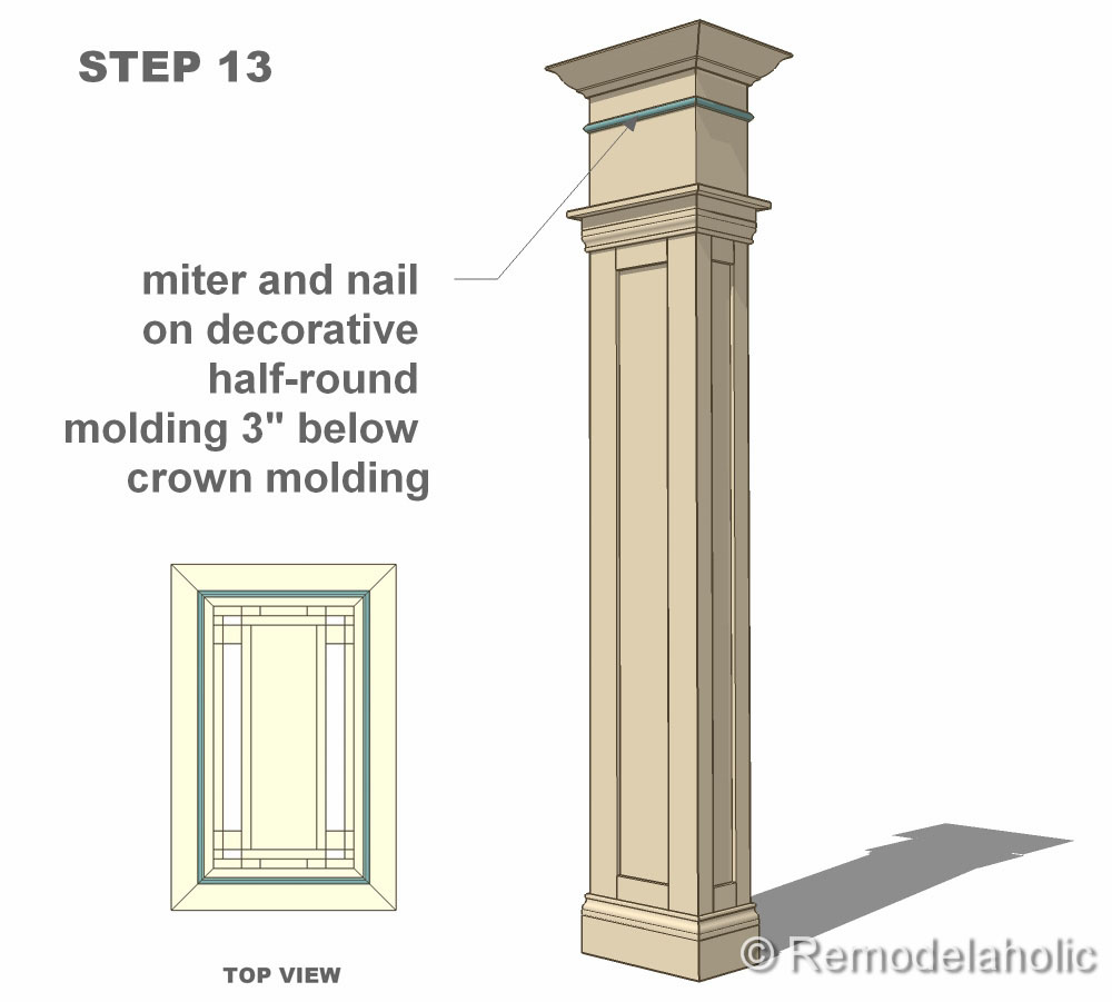 Interior Column Installation Free Interior Column Plans