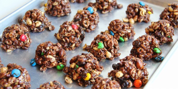 No Bake Trail Mix Cookies