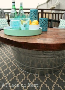guest outdoor coffee table