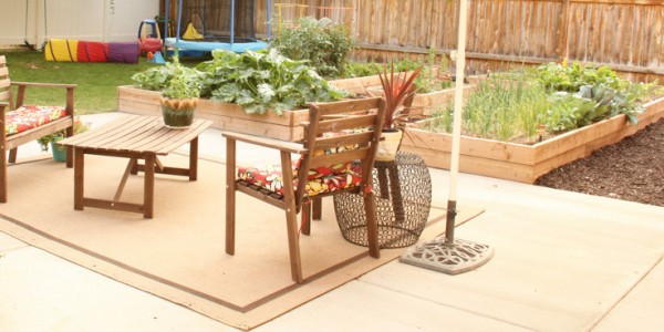 DIY concrete patio