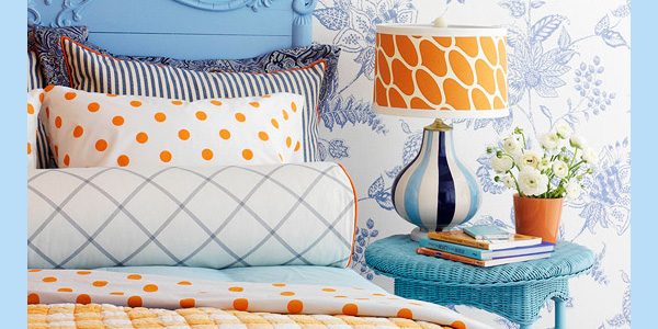pattern mixing in kids rooms ideas