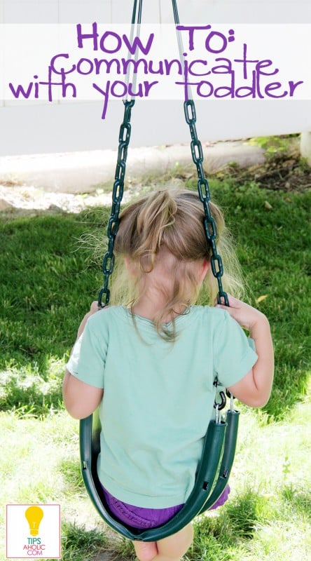 tips how to communicate with a toddler