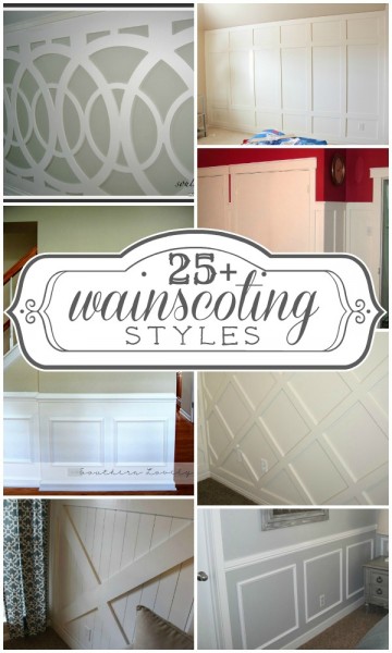 25+ wainscoting ideas and styles | Remodelaholic.com #wainscoting #inspiration #design #walls @Remodelaholic