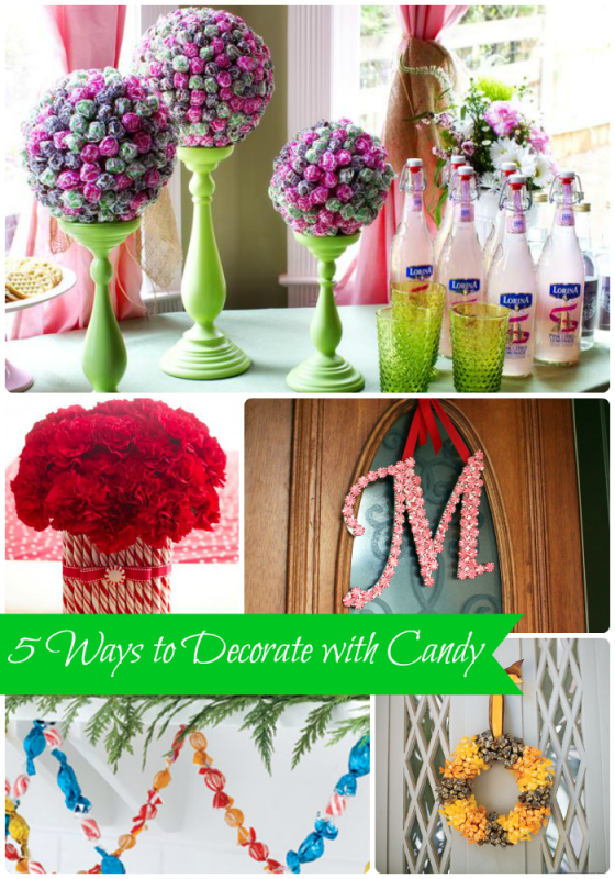 5 Ideas to Decorate with Candy
