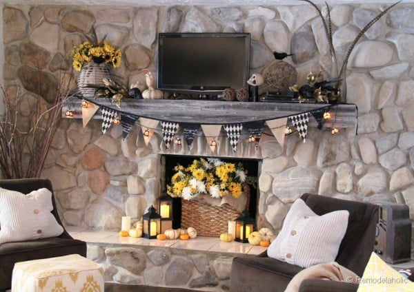 Fall-mantel-and halloween-mantel-decor-ideas-3