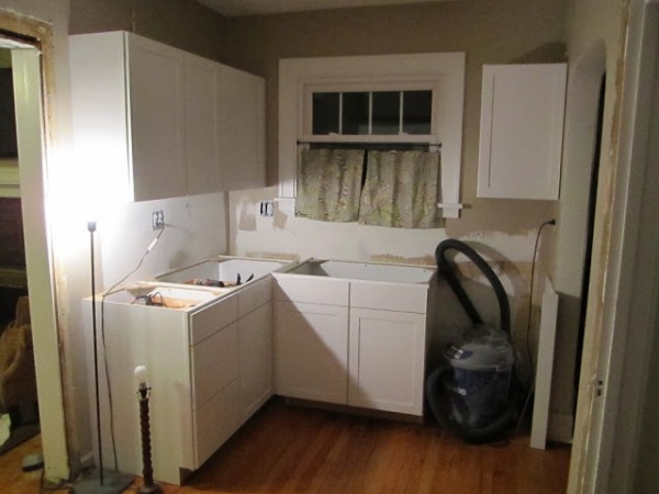 small kitchen remodel, new cabinets 2