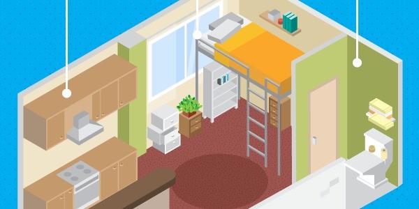 design ideas and tips for renters via Remodelaholic