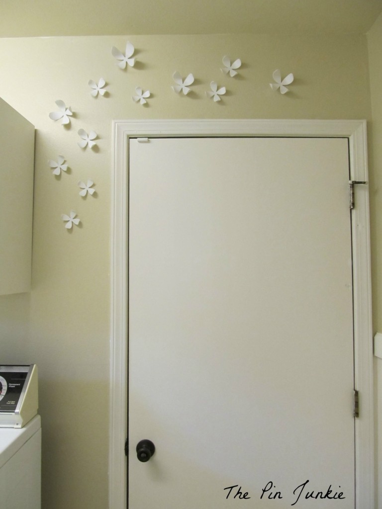 Laundry Room Makeover with Personalized Hanging Laundry Bags ...