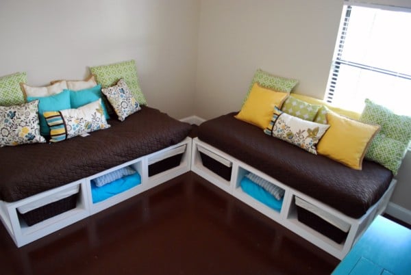 Diy Twin Daybed With Storage Tutorial Remodelaholic