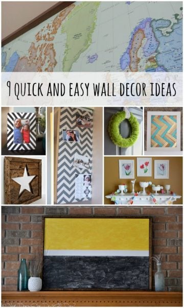 Wall Decor Ideas and Tutorials via Remodelaholic