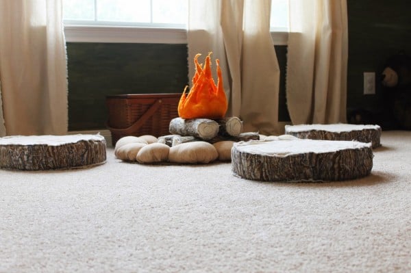 play campfire for kids, The Ragged Wren on Remodelaholic