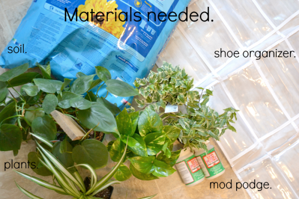 vertical planter materials