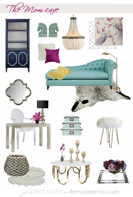 Creating a Mom cave on Remodelaholic.com