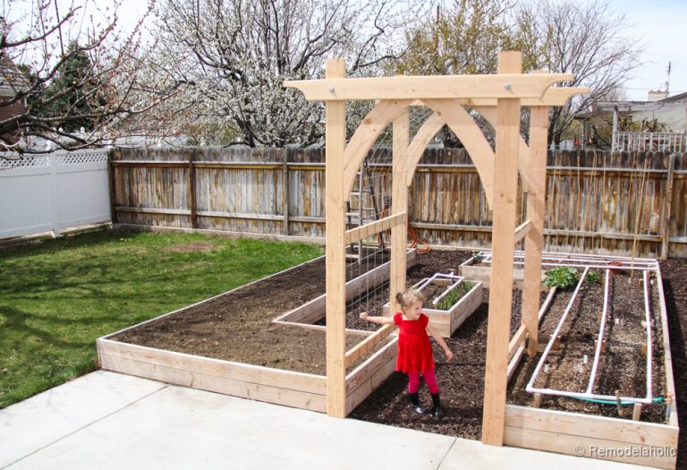 DIY Garden Arbor Plans