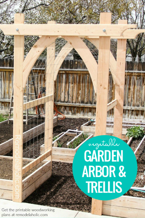 DIY Garden Arbor Plans
