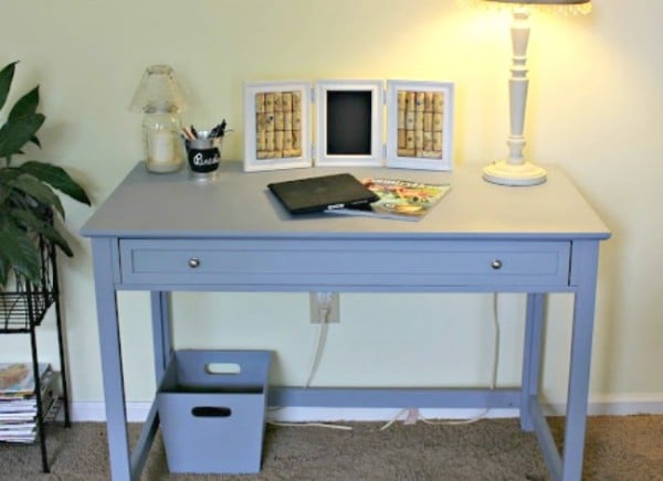 Blue desk